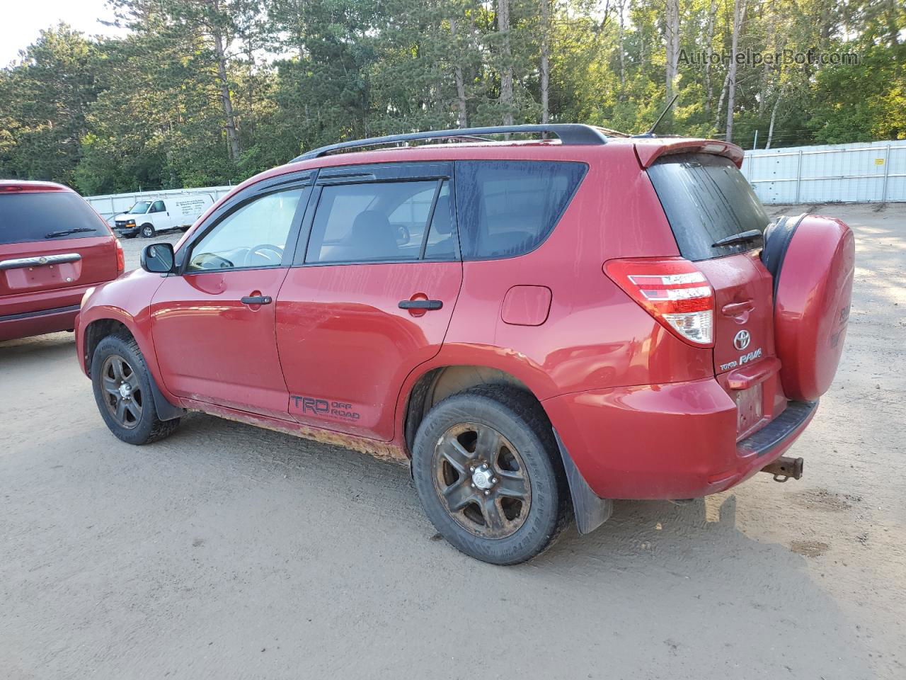 2010 Toyota Rav4  Red vin: JTMBF4DV0A5022900