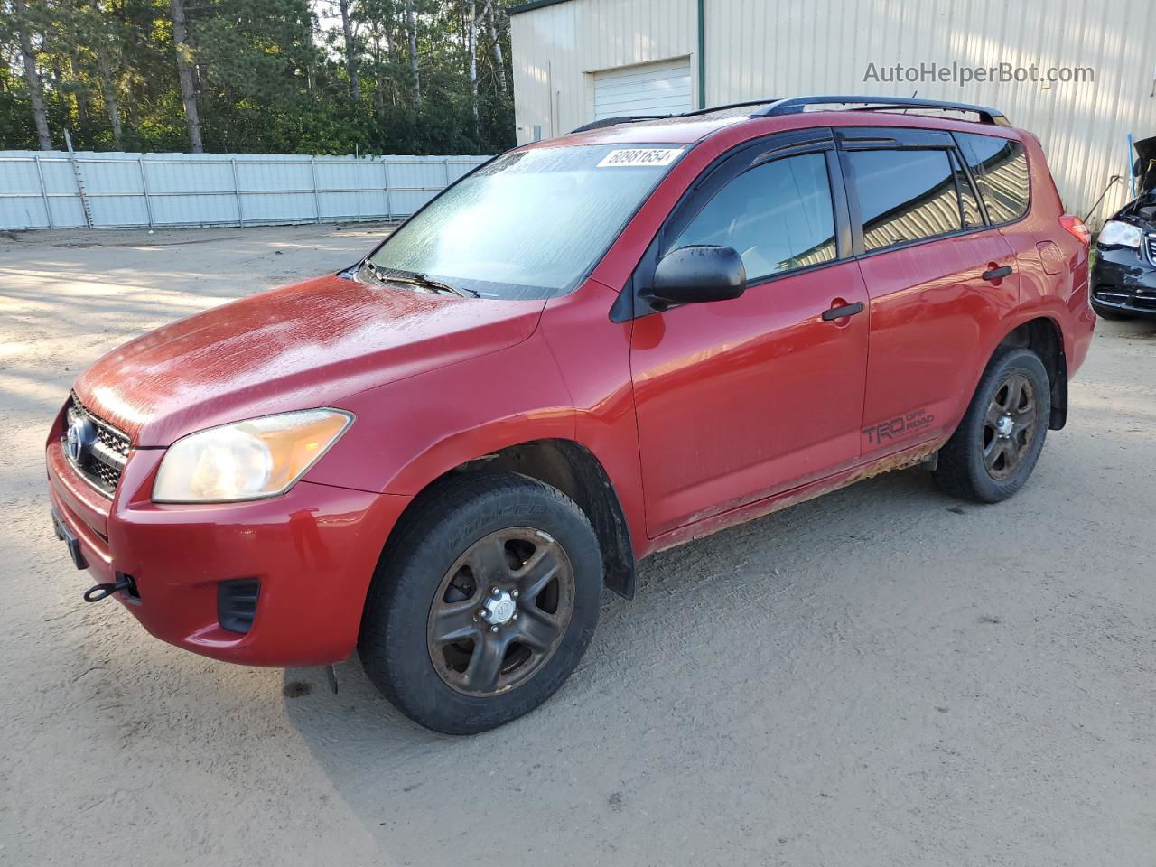 2010 Toyota Rav4  Red vin: JTMBF4DV0A5022900