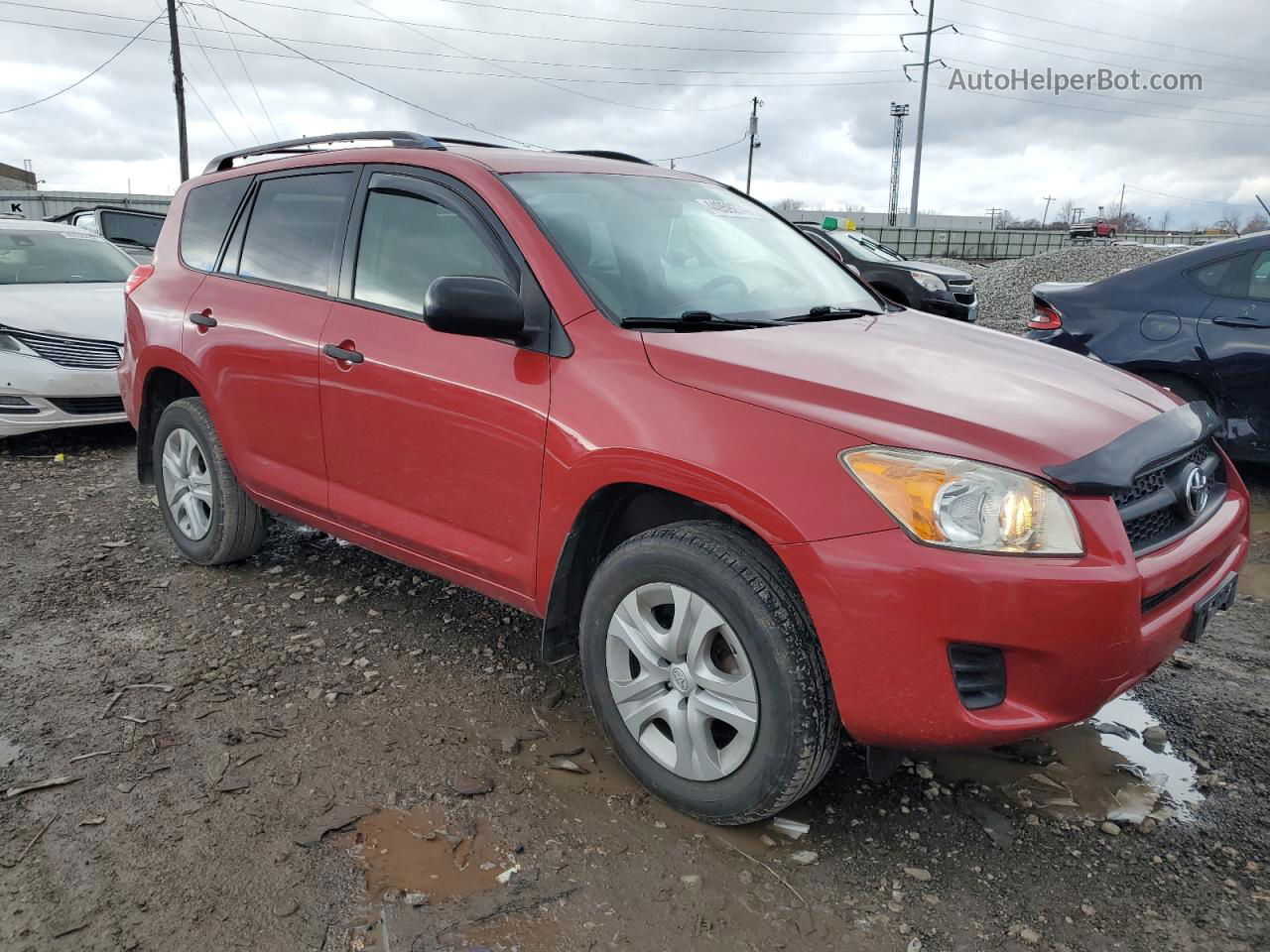 2010 Toyota Rav4  Red vin: JTMBF4DV2A5022557