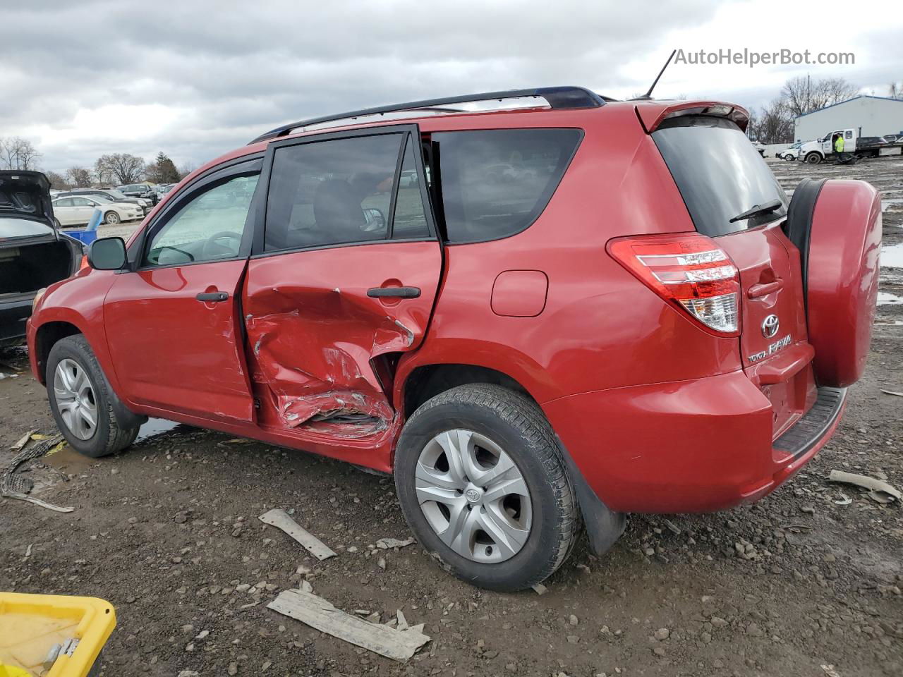 2010 Toyota Rav4  Red vin: JTMBF4DV2A5022557