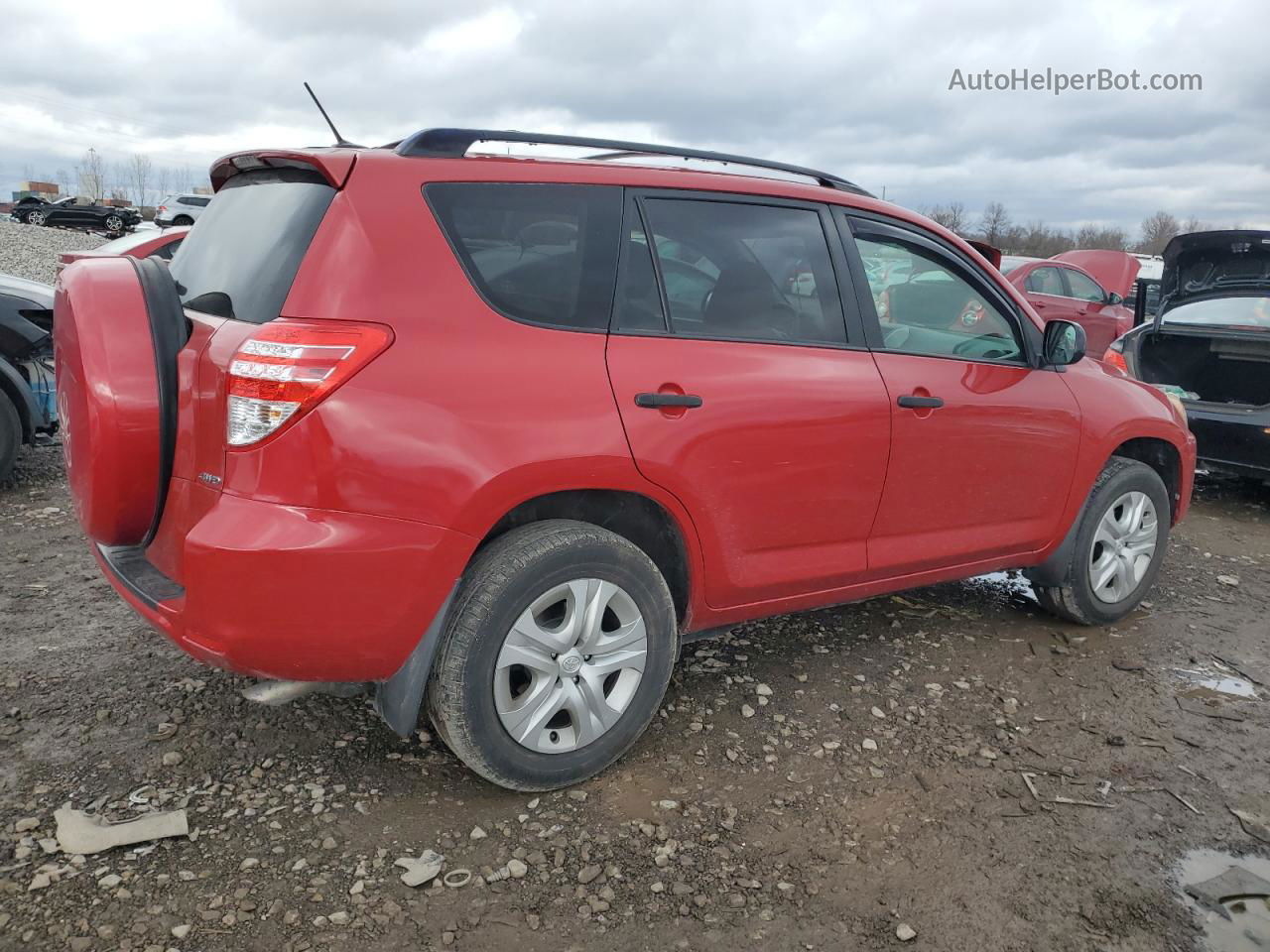 2010 Toyota Rav4  Red vin: JTMBF4DV2A5022557