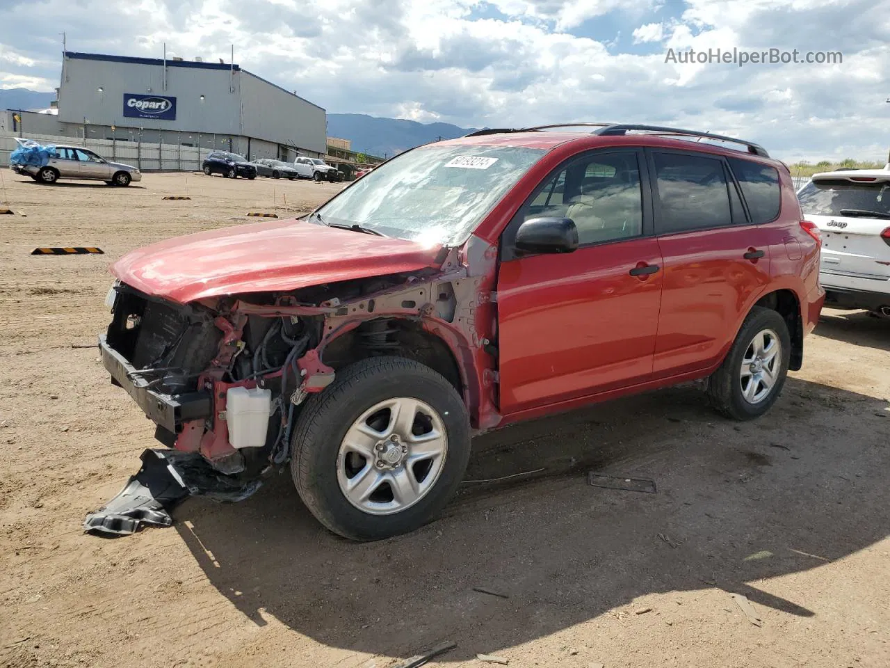 2010 Toyota Rav4  Red vin: JTMBF4DV3A5027959