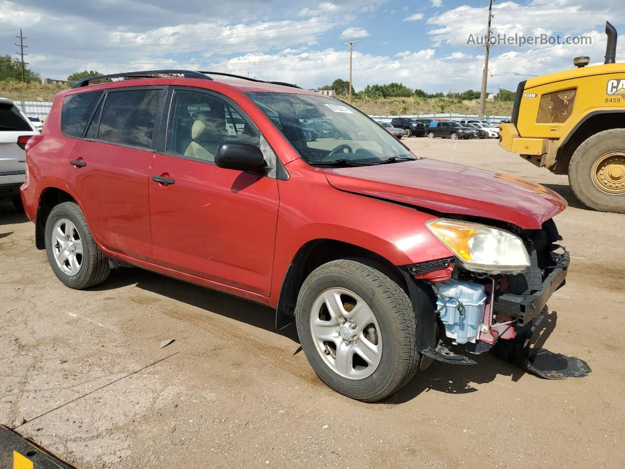 2010 Toyota Rav4  Red vin: JTMBF4DV3A5027959