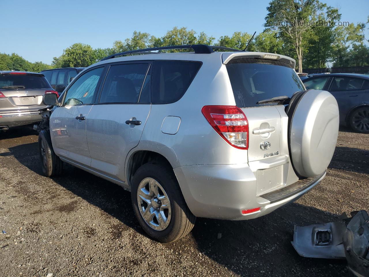 2010 Toyota Rav4  Silver vin: JTMBF4DV3AD031192