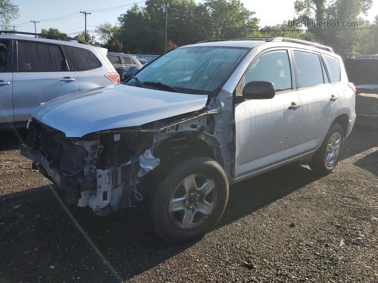 2010 Toyota Rav4  Silver vin: JTMBF4DV3AD031192