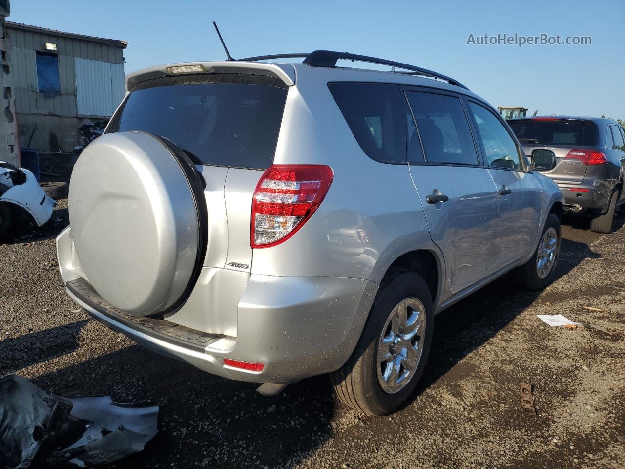 2010 Toyota Rav4  Silver vin: JTMBF4DV3AD031192