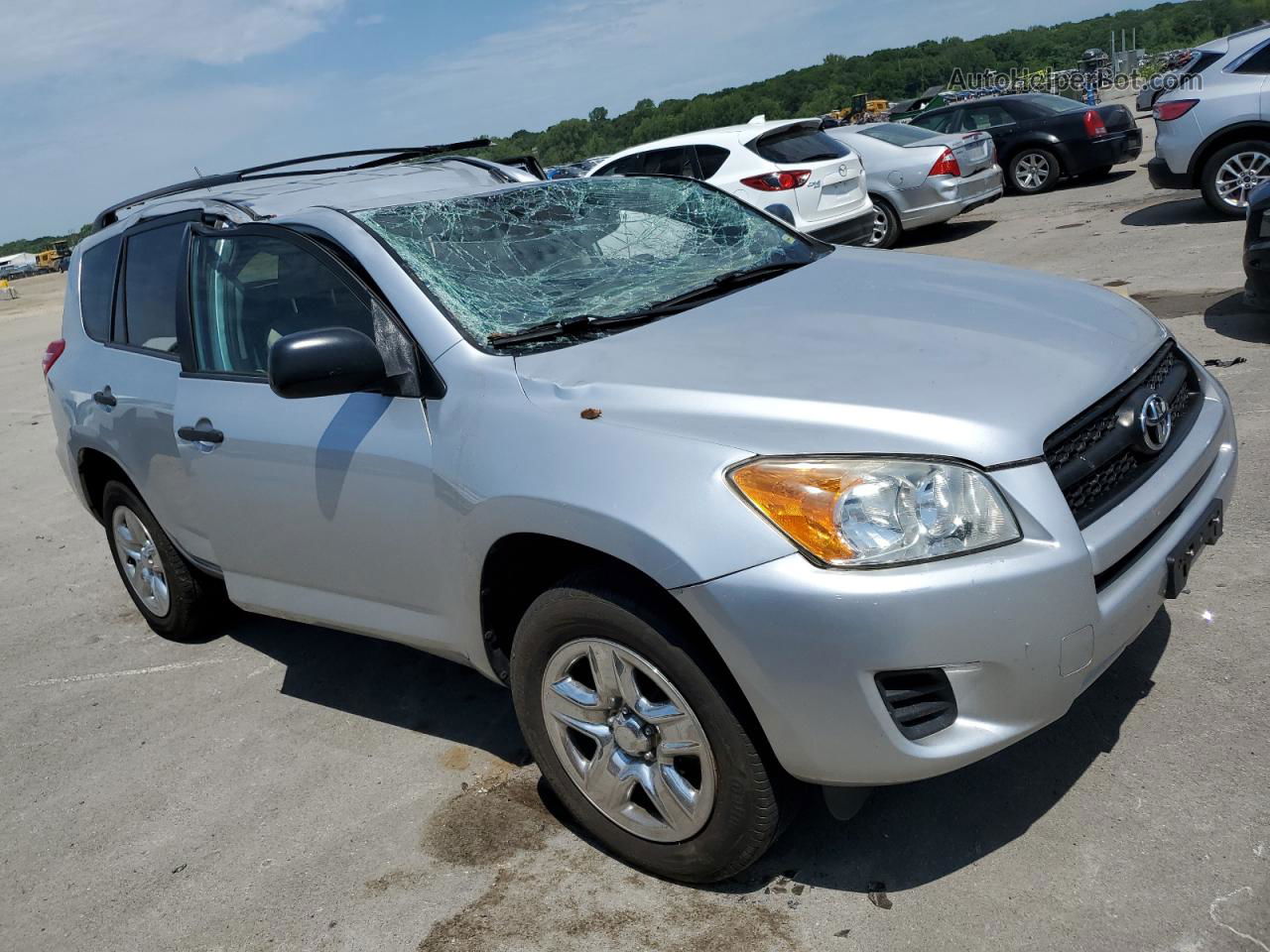 2010 Toyota Rav4  Silver vin: JTMBF4DV4A5019904