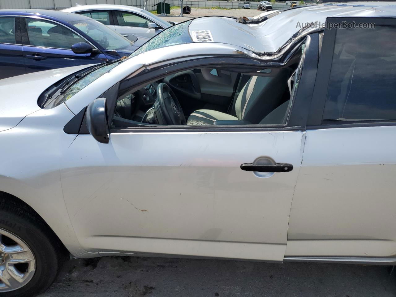 2010 Toyota Rav4  Silver vin: JTMBF4DV4A5019904