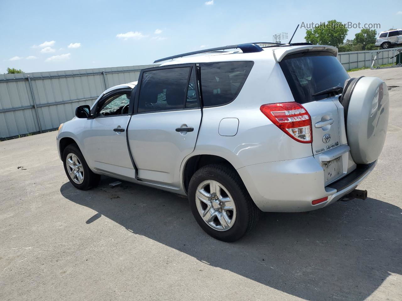 2010 Toyota Rav4  Серебряный vin: JTMBF4DV4A5019904