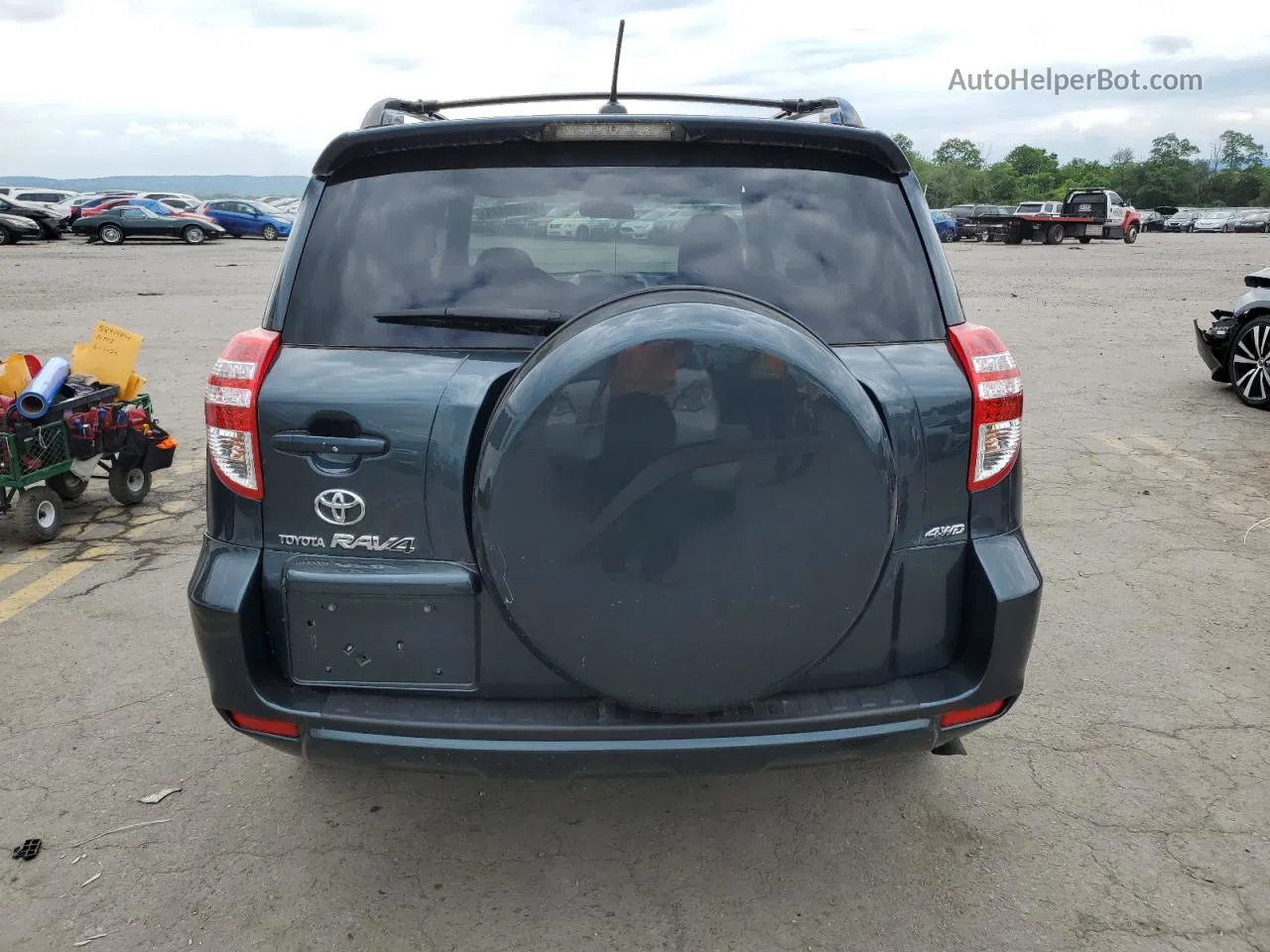 2010 Toyota Rav4  Зеленый vin: JTMBF4DV6A5021847