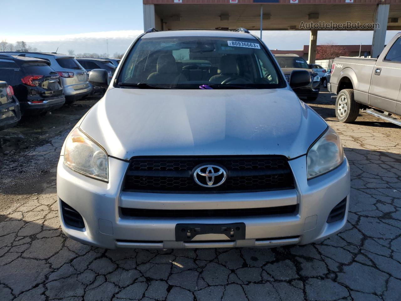 2010 Toyota Rav4  Silver vin: JTMBF4DV6AD032708