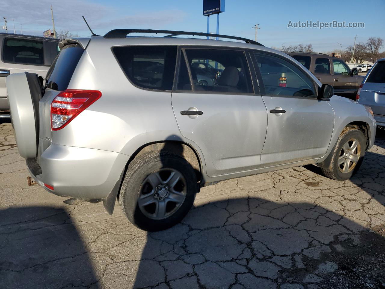 2010 Toyota Rav4  Silver vin: JTMBF4DV6AD032708