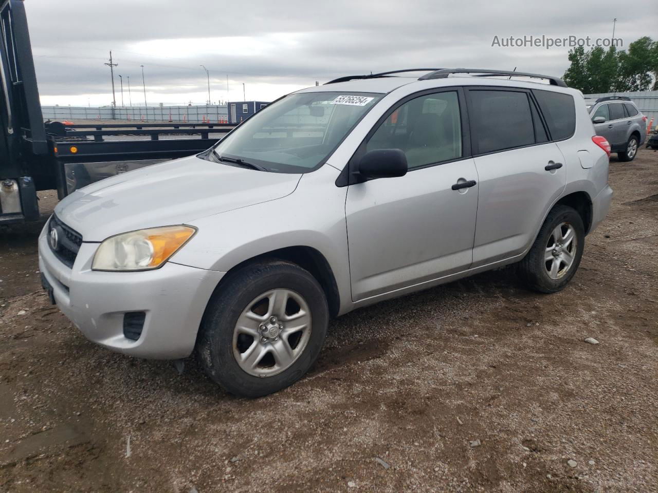 2010 Toyota Rav4  Silver vin: JTMBF4DV6AD036080