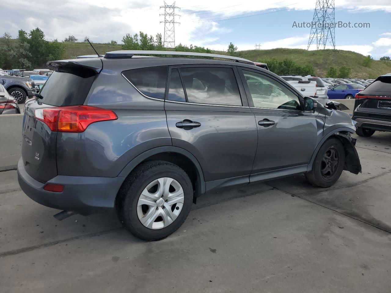 2015 Toyota Rav4 Le Gray vin: JTMBFREV0FJ024849