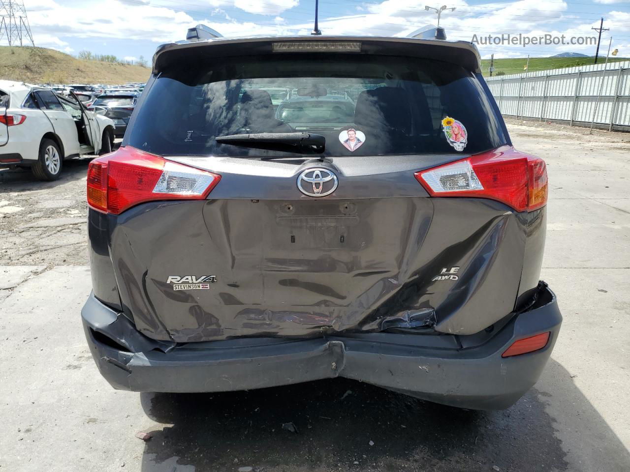 2015 Toyota Rav4 Le Charcoal vin: JTMBFREV0FJ031574