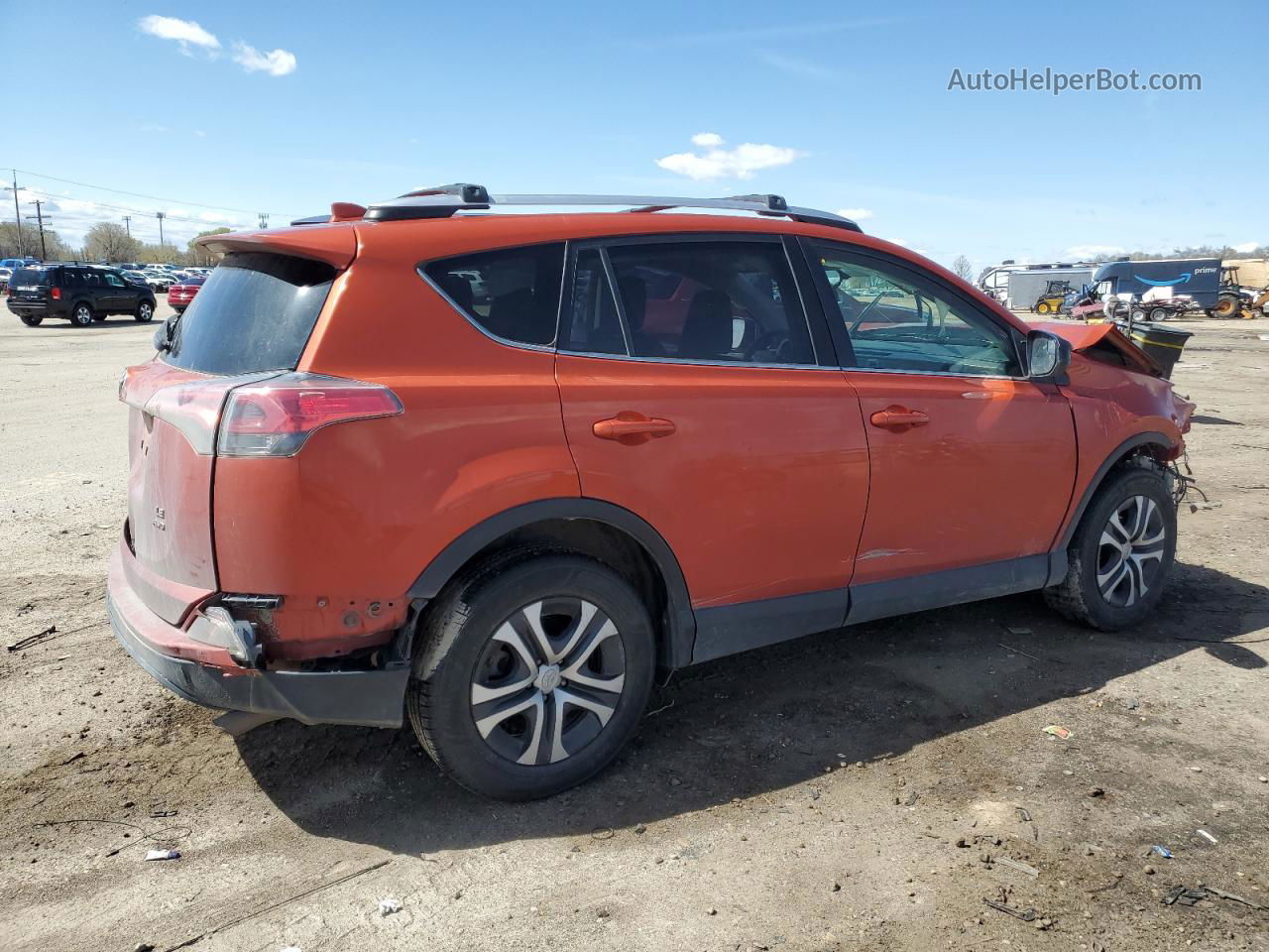 2016 Toyota Rav4 Le Orange vin: JTMBFREV0GJ085197