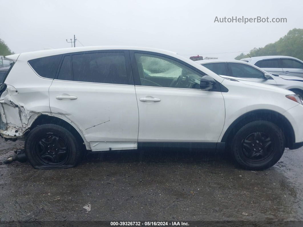 2018 Toyota Rav4 Le White vin: JTMBFREV0JJ729045