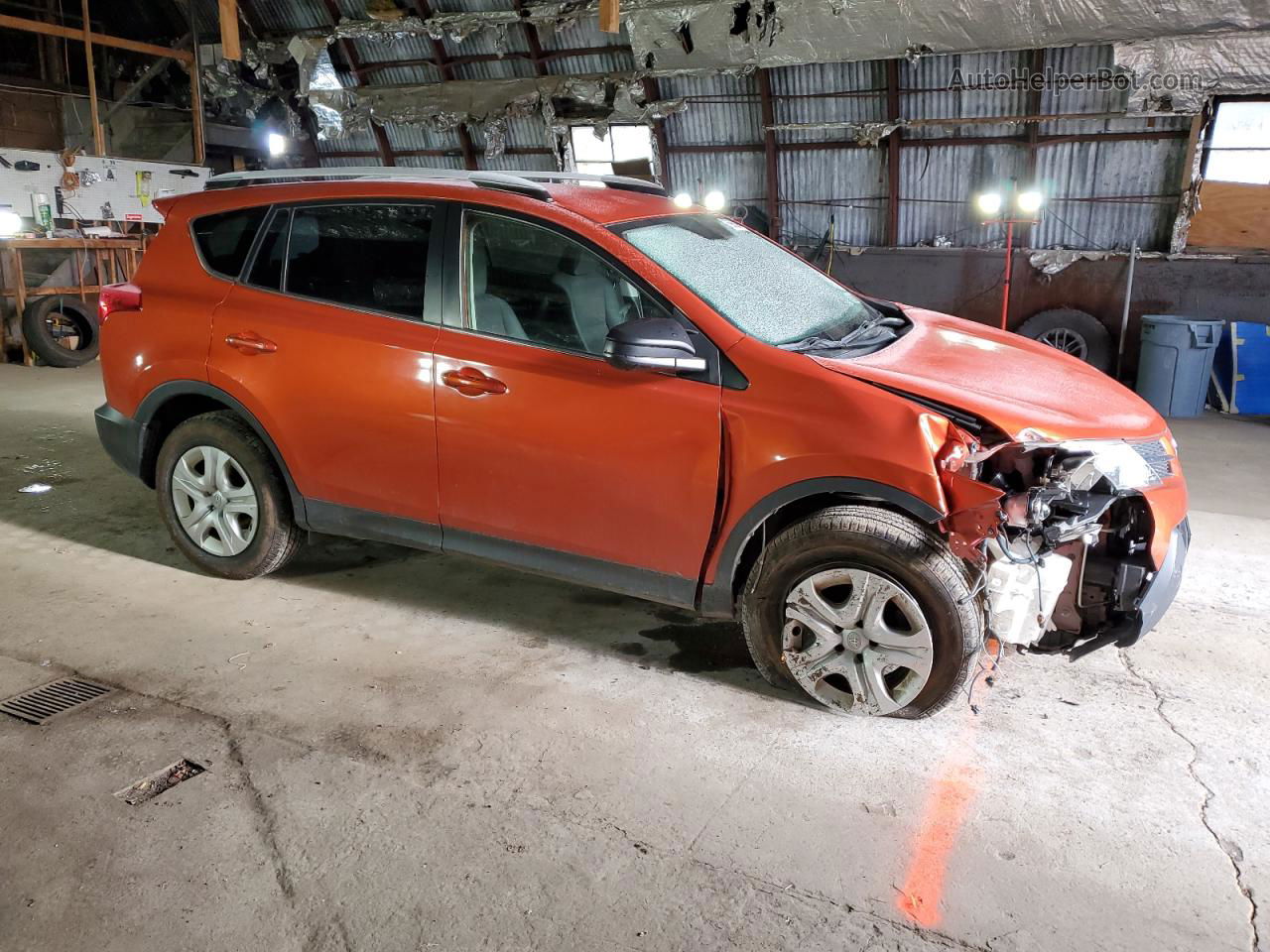 2015 Toyota Rav4 Le Orange vin: JTMBFREV1FD161927