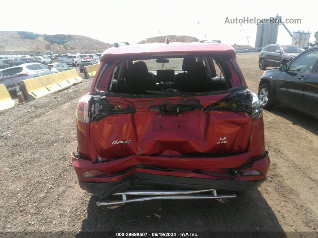 2016 Toyota Rav4 Le Red vin: JTMBFREV1GJ097584