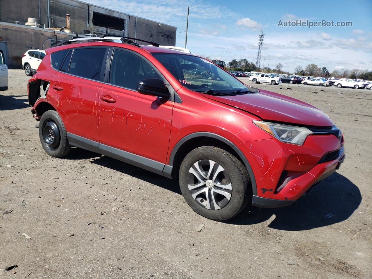 2016 Toyota Rav4 Le Red vin: JTMBFREV3GJ097473