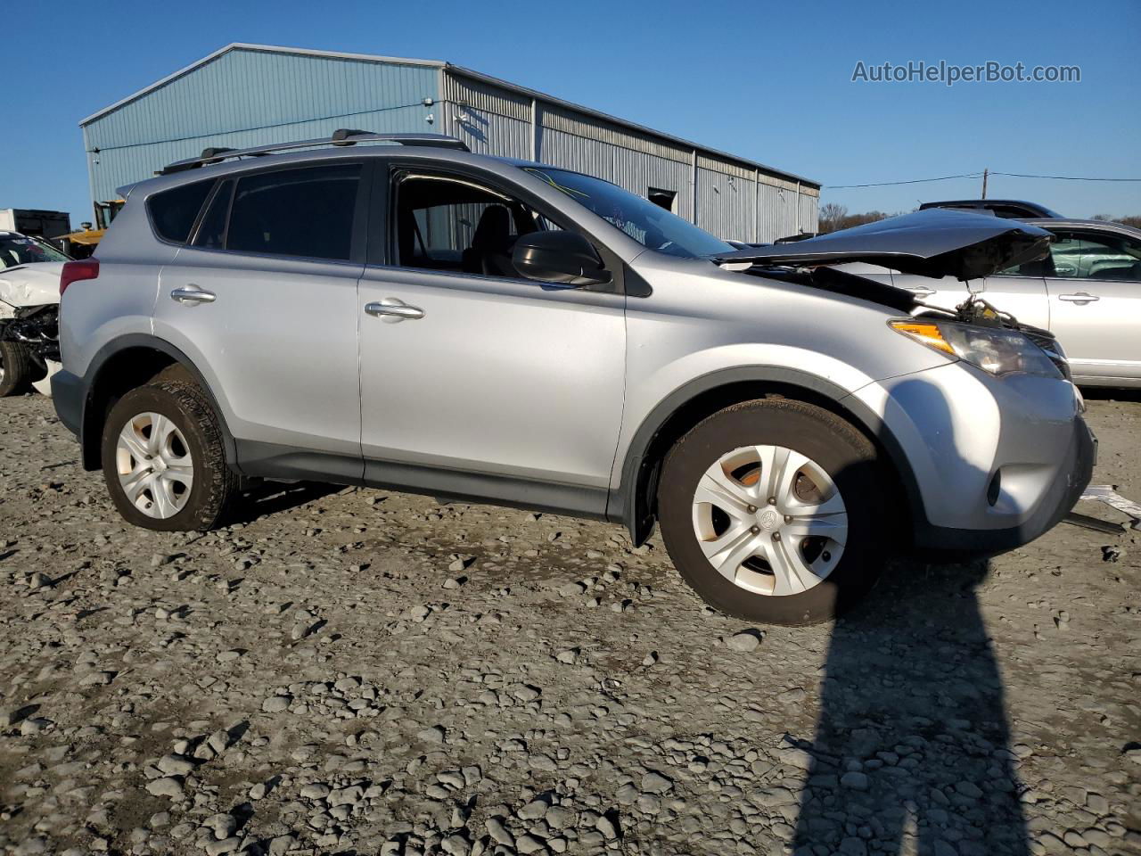 2015 Toyota Rav4 Le Silver vin: JTMBFREV5FD104162