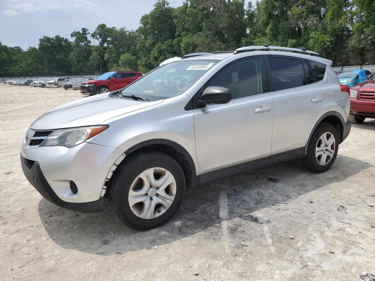 2015 Toyota Rav4 Le Серебряный vin: JTMBFREV6FJ037248