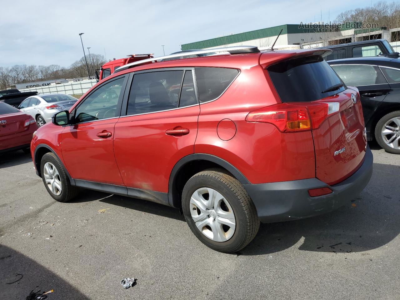 2015 Toyota Rav4 Le Красный vin: JTMBFREV6FJ039677