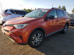 2016 Toyota Rav4 Le Orange vin: JTMBFREV6GJ057050