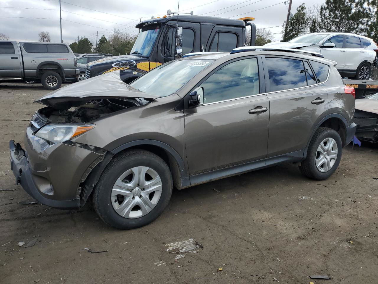 2015 Toyota Rav4 Le Коричневый vin: JTMBFREV7FD116491