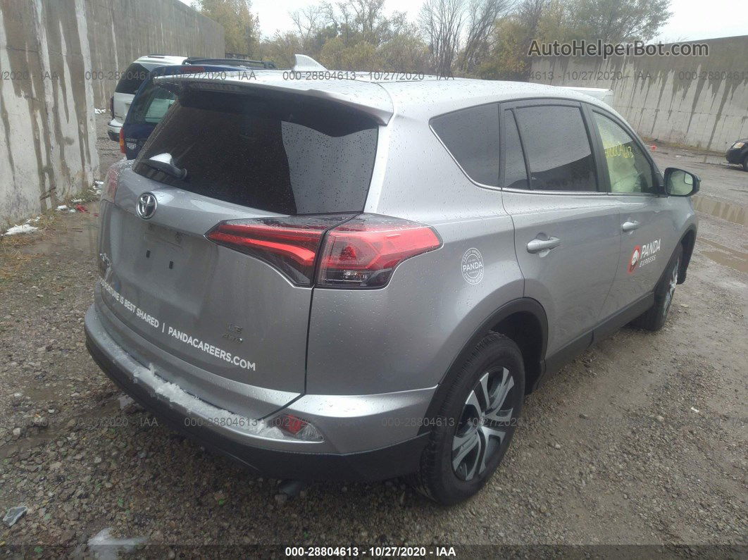 2018 Toyota Rav4 Le Silver vin: JTMBFREV7JJ245244