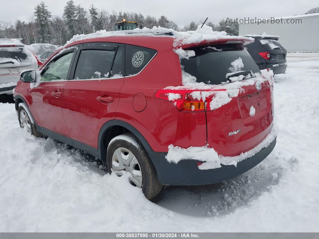 2015 Toyota Rav4 Le Red vin: JTMBFREV8FJ018328