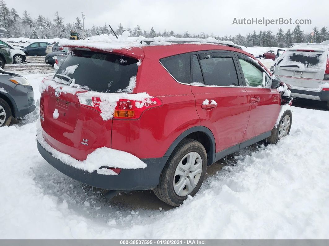 2015 Toyota Rav4 Le Red vin: JTMBFREV8FJ018328