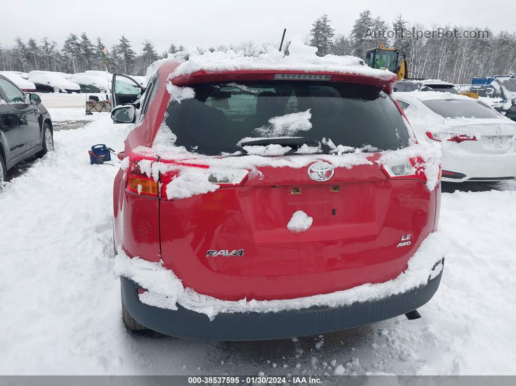 2015 Toyota Rav4 Le Red vin: JTMBFREV8FJ018328