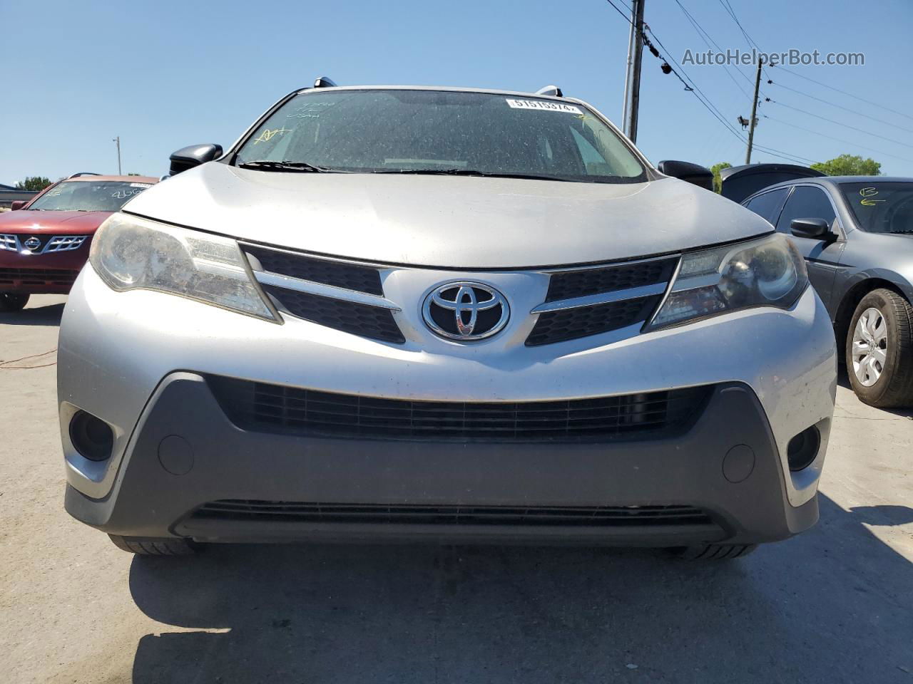 2015 Toyota Rav4 Le Silver vin: JTMBFREV8FJ033296