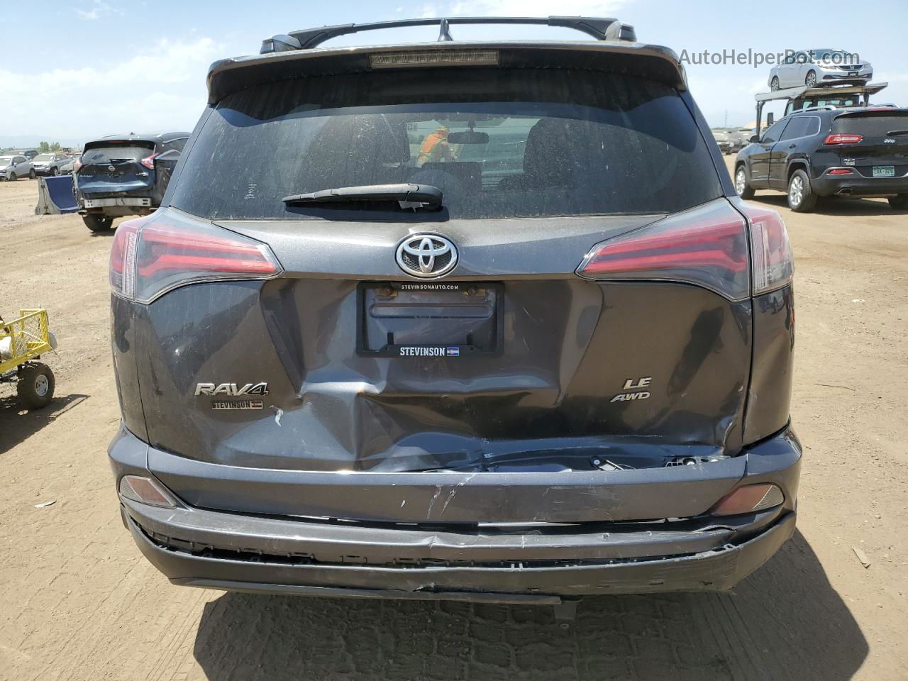 2016 Toyota Rav4 Le Серый vin: JTMBFREV8GJ102943