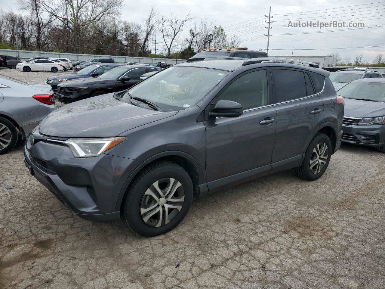 2018 Toyota Rav4 Le Gray vin: JTMBFREV8JJ244734