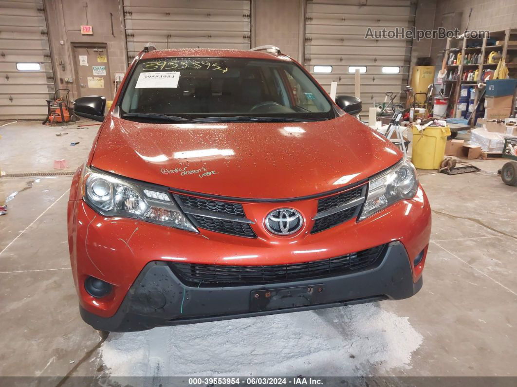 2015 Toyota Rav4 Le Orange vin: JTMBFREV9FJ050981