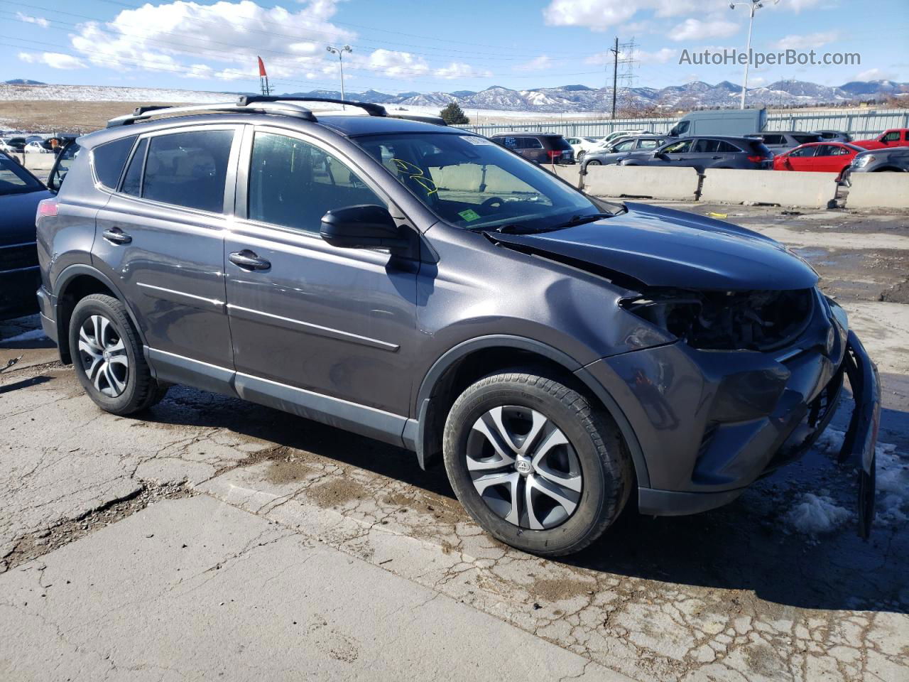 2017 Toyota Rav4 Le Gray vin: JTMBFREV9HJ169486