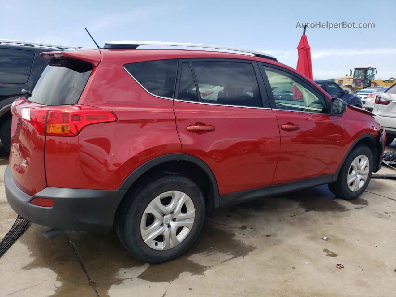 2015 Toyota Rav4 Le Красный vin: JTMBFREVXFD096284