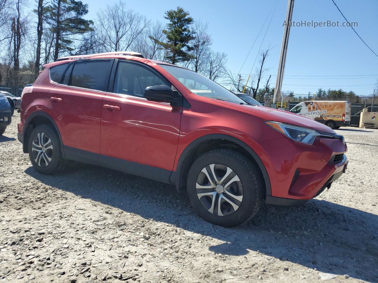 2016 Toyota Rav4 Le Красный vin: JTMBFREVXGJ059058