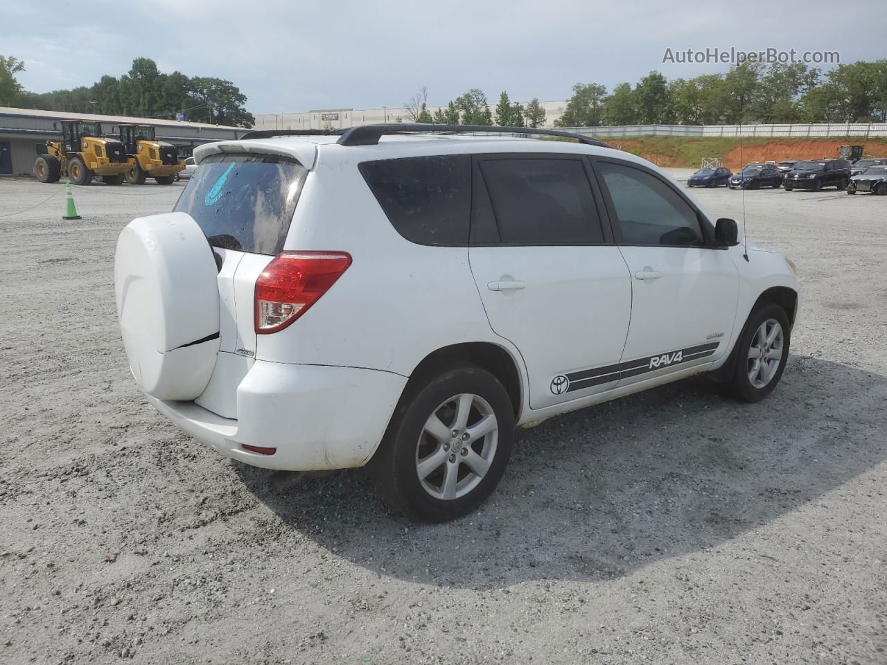 2007 Toyota Rav4 Limited White vin: JTMBK31V175025906