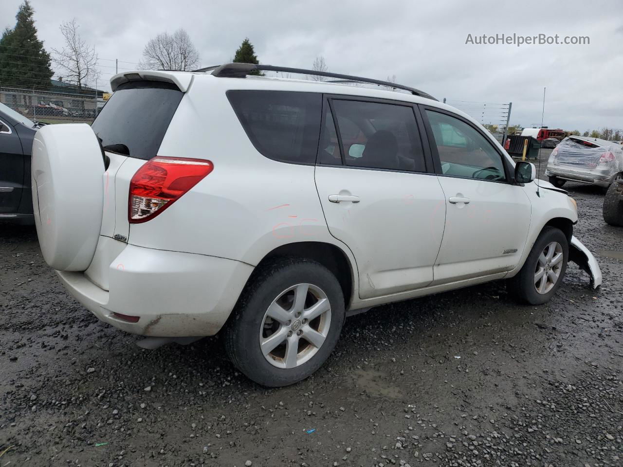 2007 Toyota Rav4 Limited Белый vin: JTMBK31V175033357