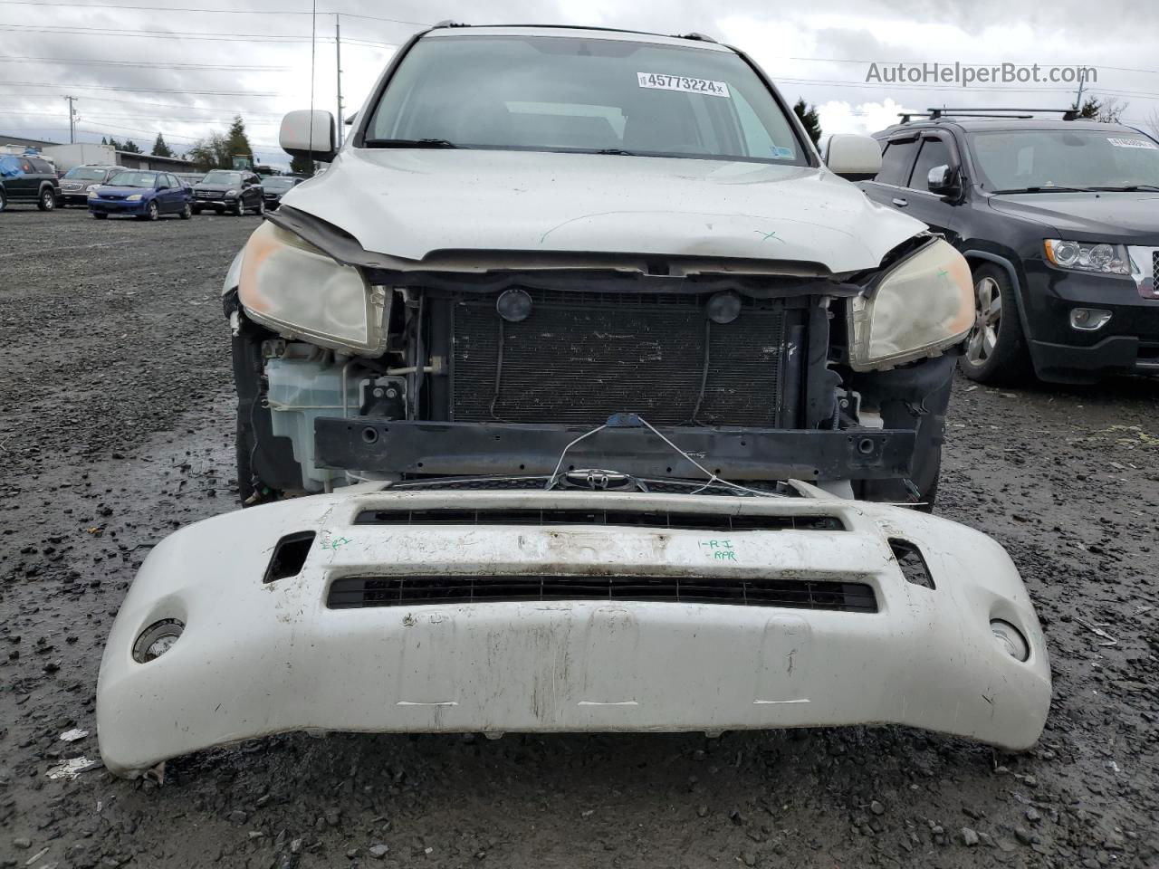 2007 Toyota Rav4 Limited White vin: JTMBK31V175033357