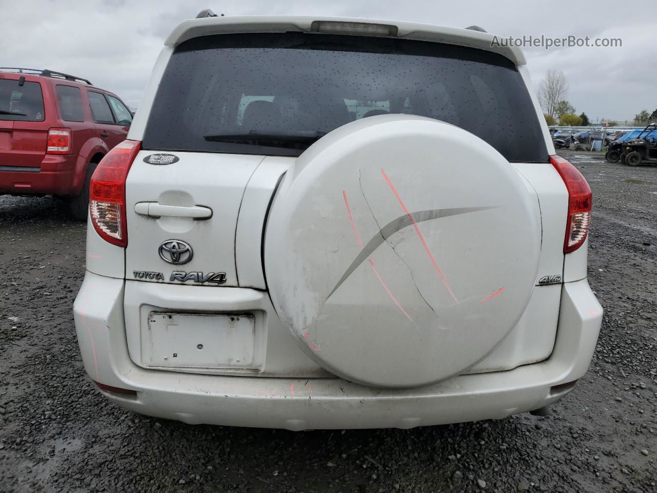 2007 Toyota Rav4 Limited White vin: JTMBK31V175033357