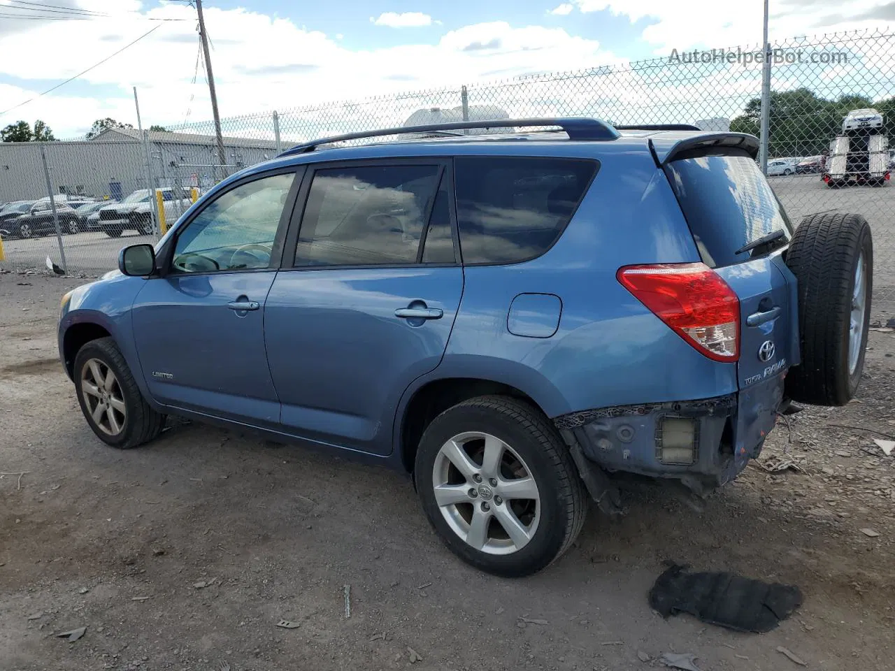 2007 Toyota Rav4 Limited Blue vin: JTMBK31V375014888