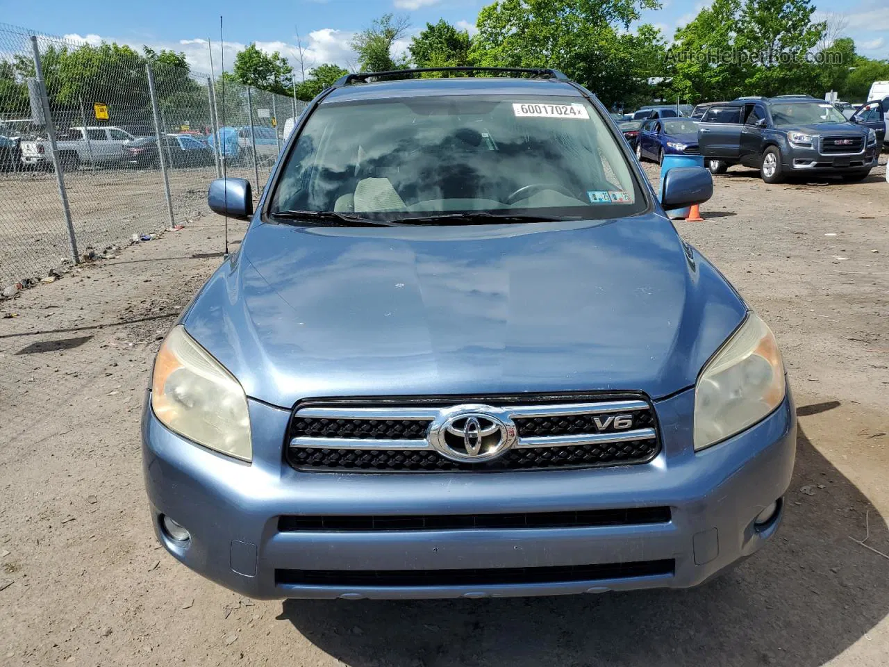 2007 Toyota Rav4 Limited Синий vin: JTMBK31V375014888