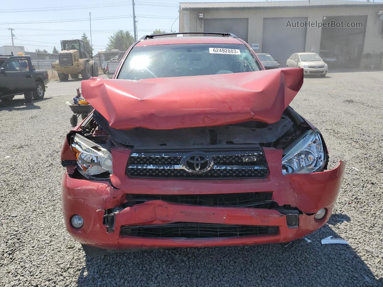 2007 Toyota Rav4 Limited Maroon vin: JTMBK31V376013542