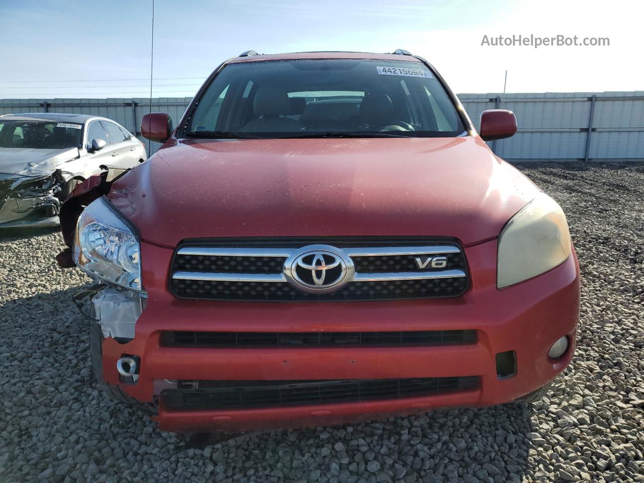 2007 Toyota Rav4 Limited Красный vin: JTMBK31V476016918