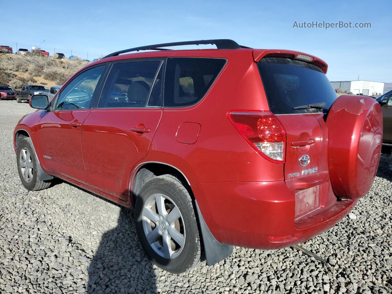 2007 Toyota Rav4 Limited Red vin: JTMBK31V476016918