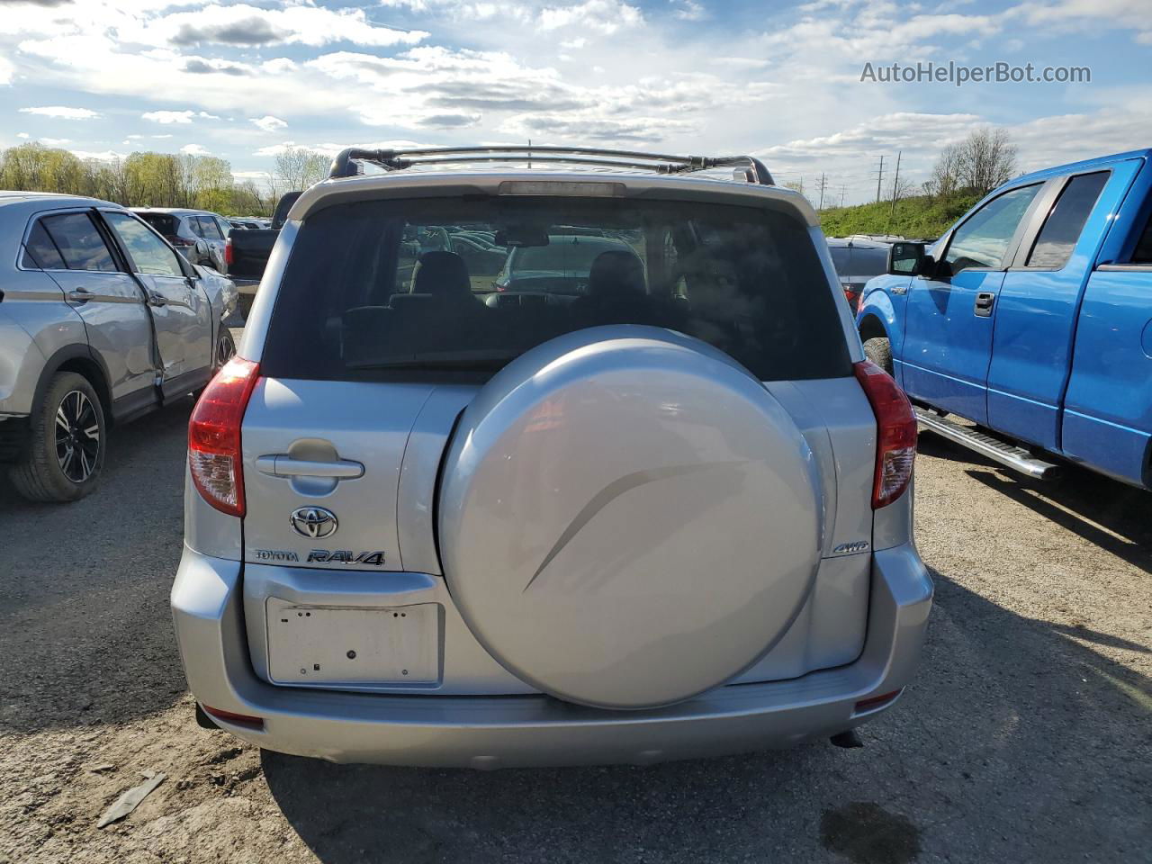 2007 Toyota Rav4 Limited Silver vin: JTMBK31V575023088